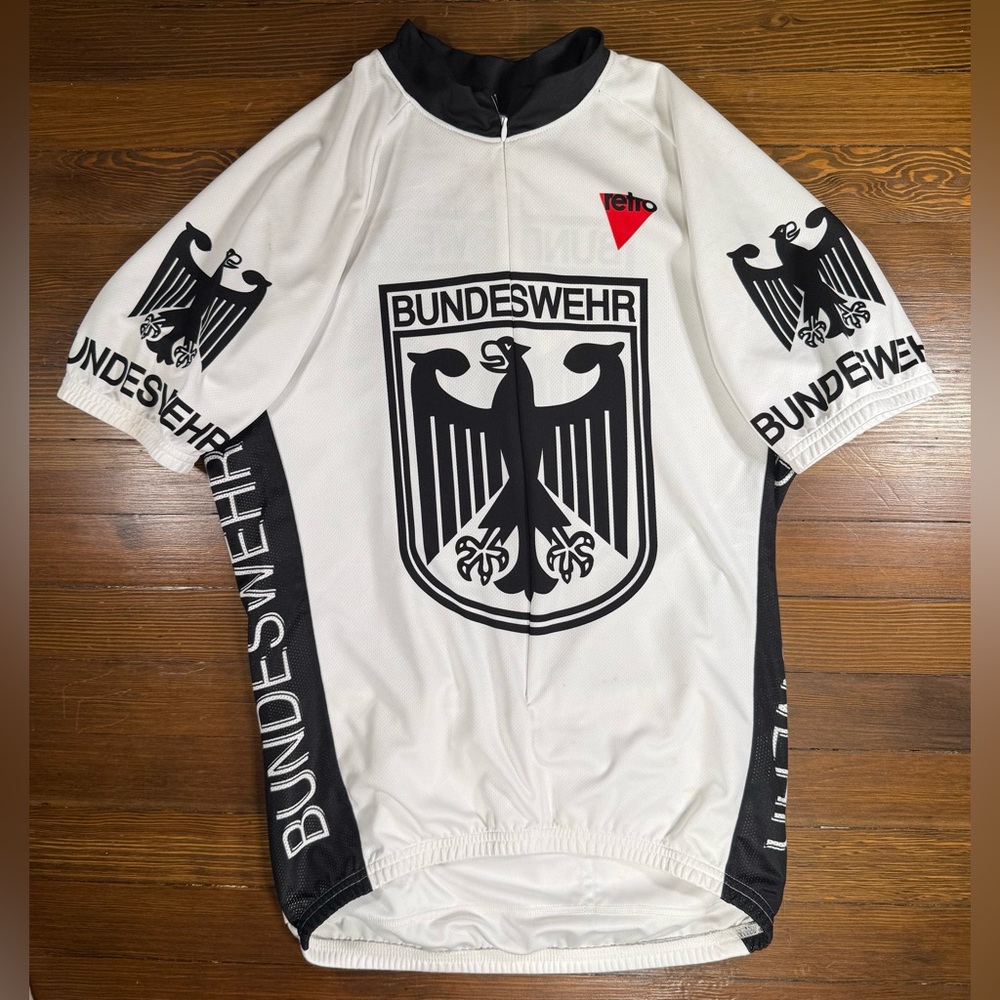 Retro Image Bundeswehr Cycling Jersey